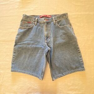 Y2K Tommy Hilfiger Jeans Shorts Mens Size 32 Blue Cotton Casual‎